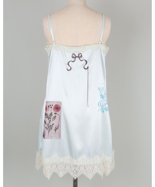 rurumu: ワンピース rurumu:/ルルムウ/collage satin camisole dress