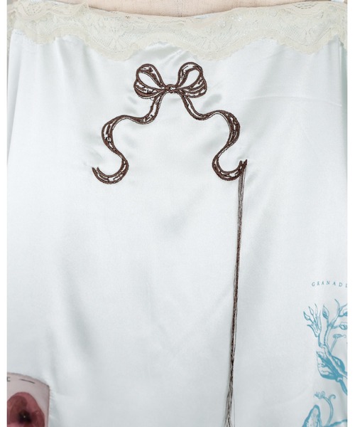 rurumu: ワンピース rurumu:/ルルムウ/collage satin camisole dress