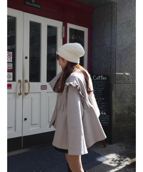 jumelle（ジュメロ） トレーナー スウェット frill zipup sweat