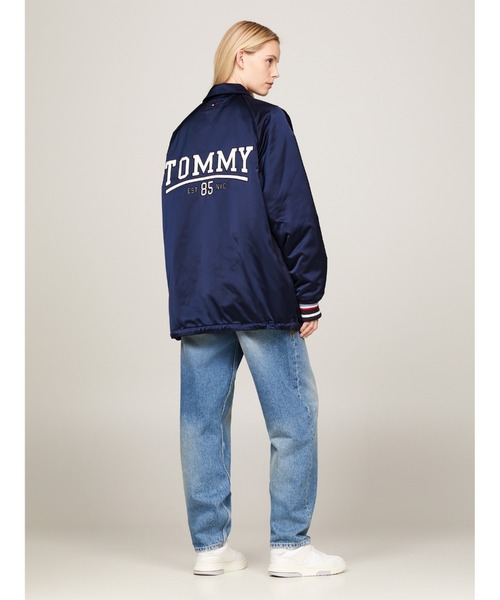 TOMMY JEANS コート ジャケット ロングバーシティコーチ