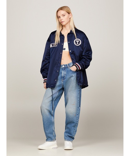 レディース コーチ バーシティジャケット COACH OUTLET｜【公式】リバーシブル シグネチャー スーベニア