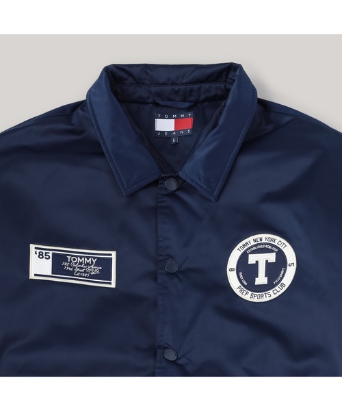 TOMMY JEANS コート ジャケット ロングバーシティコーチ