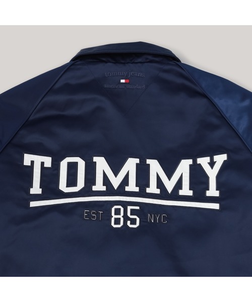 TOMMY JEANS コート ジャケット ロングバーシティコーチ