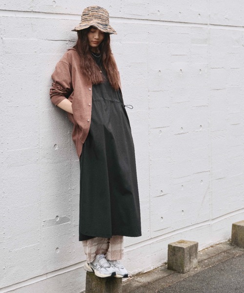 ブラウス シャツ 「Americana×JEANS FACTORY/アメリカーナ×ジーンズファクトリー」 別注 コットンジャージー ポロ襟カットソーシ AMERICANA ブラウス シャツ 「Americana×JEANS FACTORY