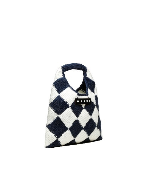 「MARNI MARKET」 ハンドバッグ FREE ネイビー レディース_画像2