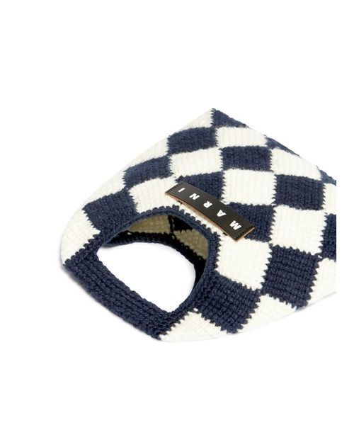「MARNI MARKET」 ハンドバッグ FREE ネイビー レディース_画像4