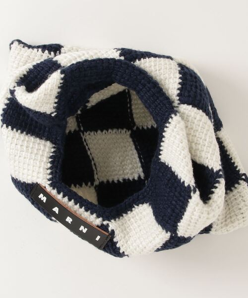 「MARNI MARKET」 ハンドバッグ FREE ネイビー レディース_画像6
