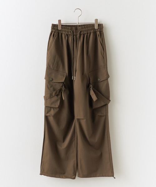 Chick ワイドパンツ カーゴパンツ Cargo pants / ドローコード付き