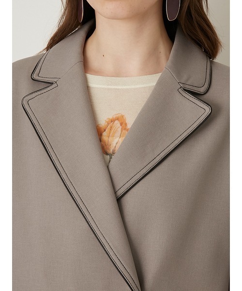 LILY BROWN（リリーブラウン） チェスターコート FREE グレー