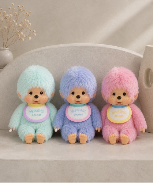 希少　渋谷限定くまモンチッチ キーホルダー ピンク THE BAREFOOT キーホルダー 「 Monchhichi / モンチッチ 」 モンチッチ