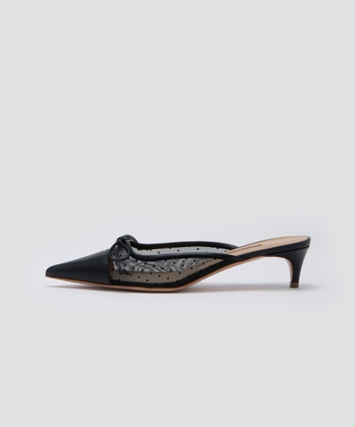PELLICO（ペリーコ） サンダル CUORE ミュール 3.5cm BLACK DOT