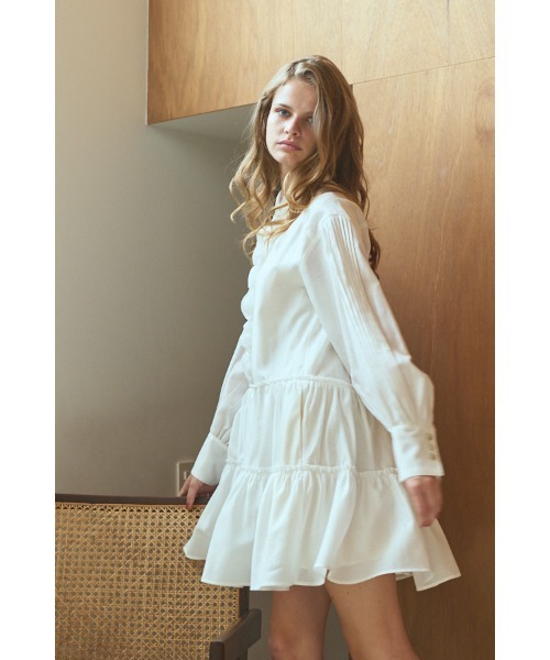 Estella.K ワンピース Joslin Dress ティアードミニドレス : ZOZOTOWN