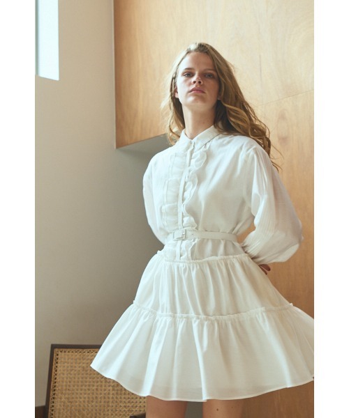 Estella.K ワンピース Joslin Dress ティアードミニドレス : ZOZOTOWN