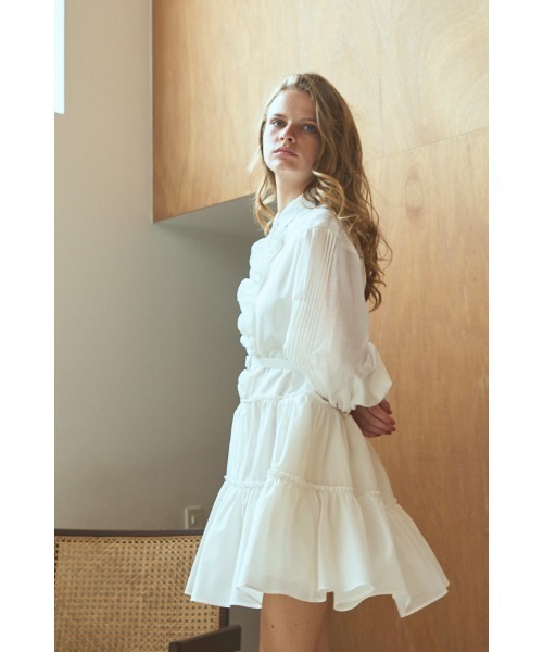 Estella.K ワンピース Joslin Dress ティアードミニドレス : ZOZOTOWN
