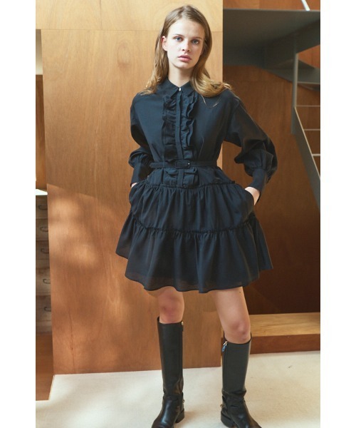 タダシショージ Amina Dress ティアード ワンピース ミニドレス Estella.K ワンピース Joslin Dress ティアードミニドレス : ZOZOTOWN