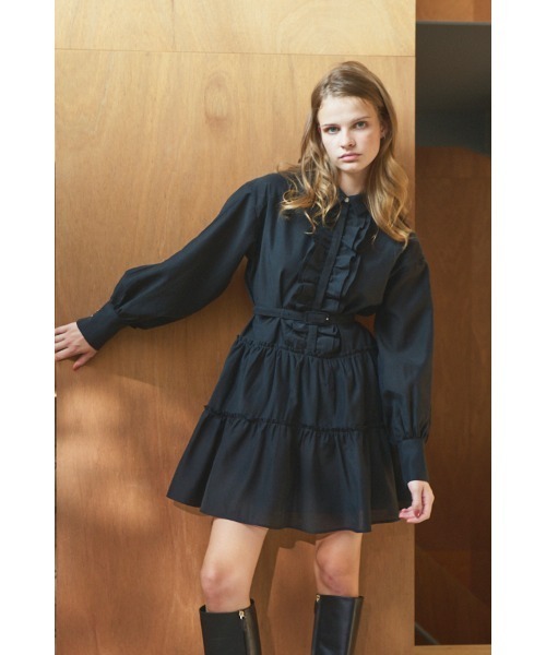 Estella.K ワンピース Joslin Dress ティアードミニドレス : ZOZOTOWN