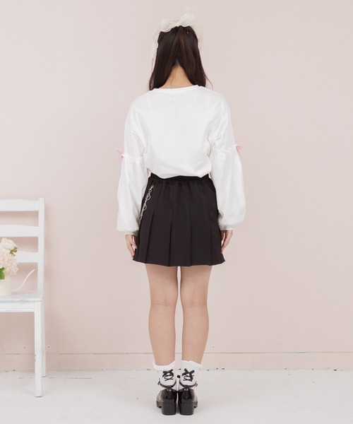 PINKHUNT（ピンクハント） スカート ハートチェーン付きプリーツ