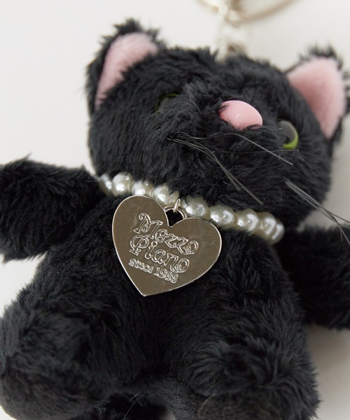 ROOP TOKYO キーホルダー ふわふわ猫 ぬいぐるみキーホルダー チャーム
