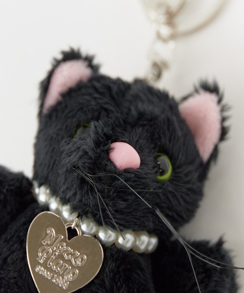 ROOP TOKYO キーホルダー ふわふわ猫 ぬいぐるみキーホルダー