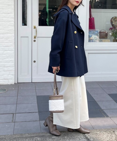 fredy emue（フレディエミュ） ピーコート 38 ネイビー レディース