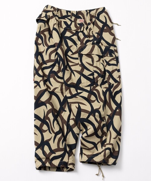 ✨HINSON★トライバルカモ【カーゴパンツ】 HINSON カーゴパンツ HINSON/ヒンソン 6POCKET PANTS/6ポケットカモ柄