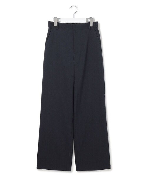 パンツ 「Oggi5月号掲載/洗える」リネンレーヨンストレッチ ワイド