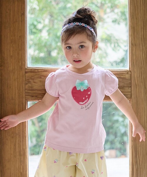 any FAM tシャツ しゃらしゃらモチーフ Tシャツ キッズ 子供服