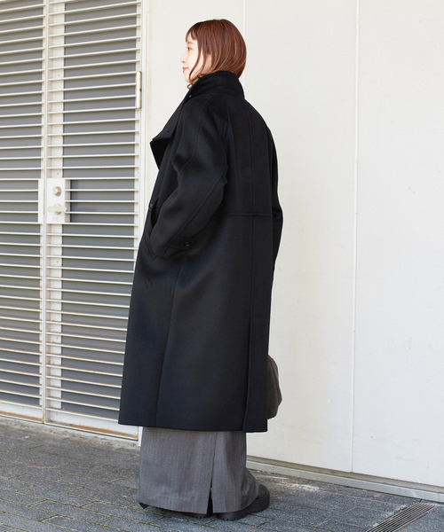 B.C STOCK（ベーセーストック） 「Simplicite」コート SMALL ブラック