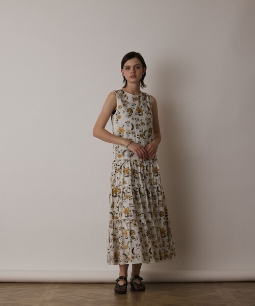 GRACE CONTINENTAL ワンピース ティアードロングワンピース GRACE CONTINENTAL ワンピース ティアードロングワンピース