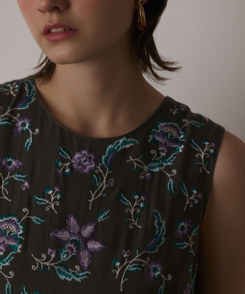 GRACE CONTINENTAL ワンピース ティアードロングワンピース