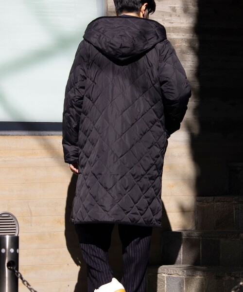 「TAION」 ダウンコート M ブラック メンズ_画像4