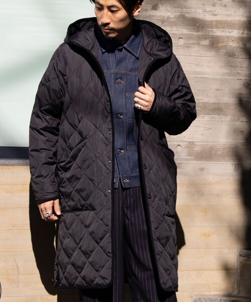 「TAION」 ダウンコート M ブラック メンズ_画像7