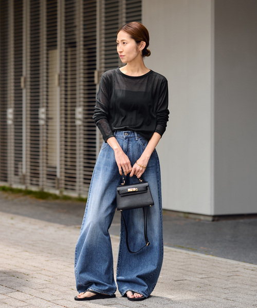 FRAMeWORK tシャツ カットシアートップス レディース : ZOZOTOWN