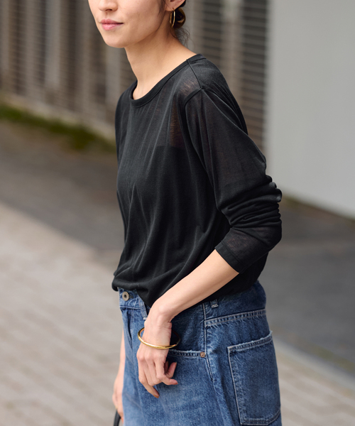 FRAMeWORK tシャツ カットシアートップス レディース : ZOZOTOWN