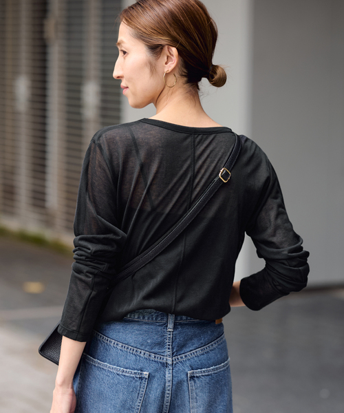FRAMeWORK tシャツ カットシアートップス レディース : ZOZOTOWN