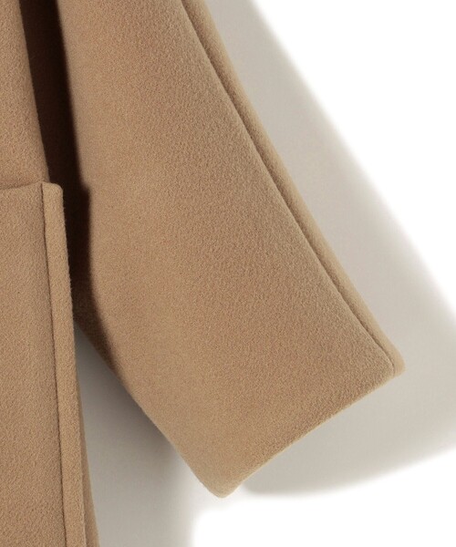 SHIPS（シップス） ノーカラーコート 38 ベージュ レディース