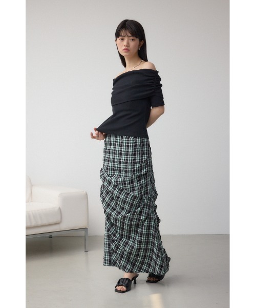 AZUL BY MOUSSY（アズールバイマウジー） ロング スカート タック