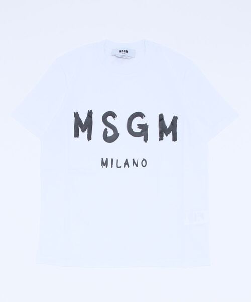 「MSGM」 半袖Tシャツ L ホワイト レディース