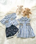 ブラウス シャツ 半袖Tiny bear スモ...の詳細画像5