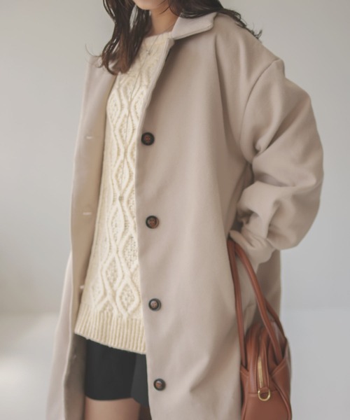 「Isn't She?」 ステンカラーコート FREE ベージュ レディース_画像5
