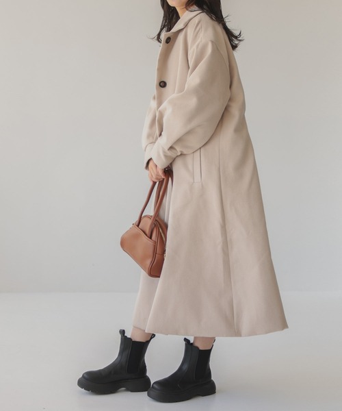 「Isn't She?」 ステンカラーコート FREE ベージュ レディース_画像9