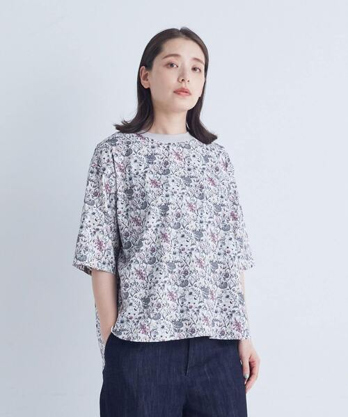 新品タグ付ADIEU TRISTESSE リバティプリントシャツ kazumiさんコラボ リバティプリントシャツ｜BIGI online store