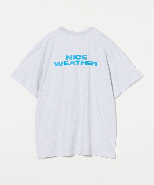 【NICE WEATHER】NICE T-SHIRT ロゴ Tシャツ 男女兼用 NICE WEATHER tシャツ 「NICE WEATHER」ロゴ Tシャツ メンズ