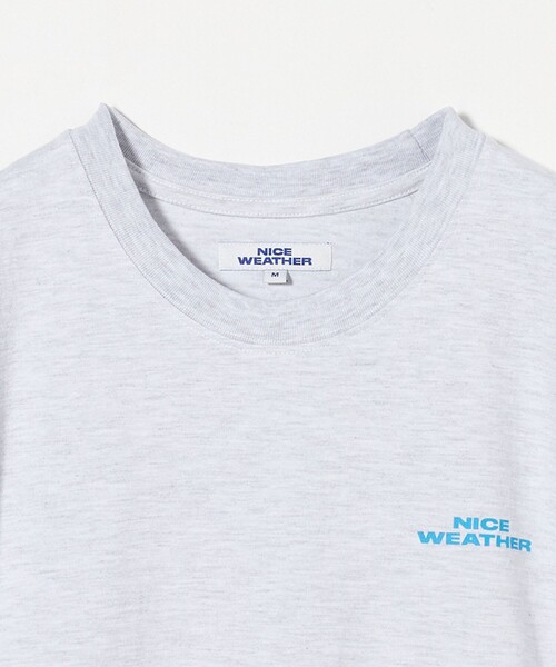 NICE WEATHER tシャツ 「NICE WEATHER」ロゴ Tシャツ メンズ