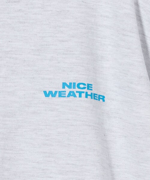 NICE WEATHER tシャツ 「NICE WEATHER」SIGNATURE Tシャツ