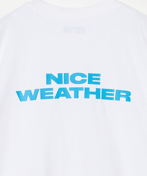 NICE WEATHER tシャツ 「NICE WEATHER」SIGNATURE Tシャツ