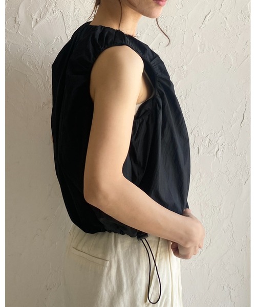 She's Closet ベスト ジレ ショート丈 ダブルジップ シャーリング