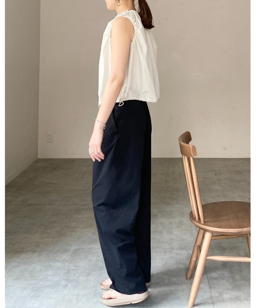 She's Closet ベスト ジレ ショート丈 ダブルジップ シャーリング