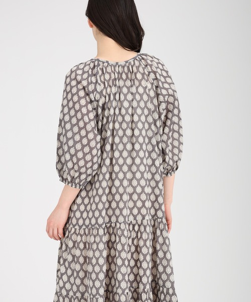 ワンピース ousan7 fifth ワンピース ボイルプリントワンピース : ZOZOTOWN Yahoo