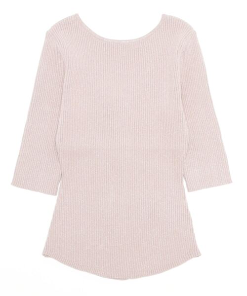 「SNIDEL」 半袖ニット ONE SIZE ピンク レディース